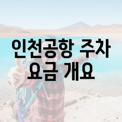 인천공항 주차 요금 개요