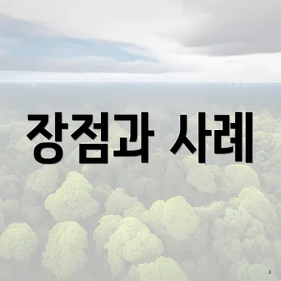장점과 사례